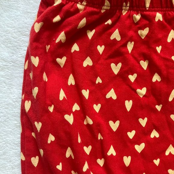 Old Navy Baby 18-24M Heart Print Leggings Red Pants EUC Toddler - Picture 5 of 12